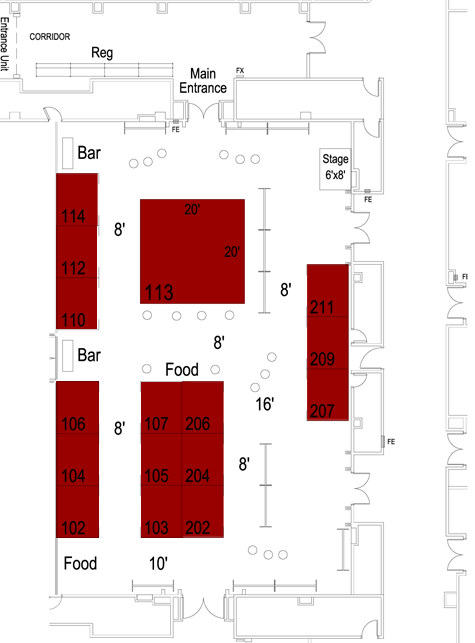 2009 NFCS Exhibit Floorplan